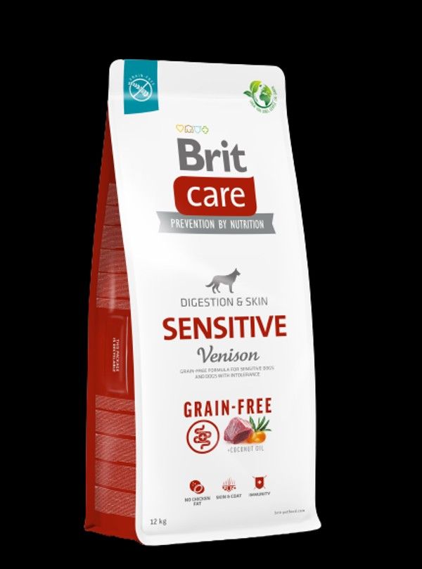 Brit Care Sensitive Digestion & Skin Geyikli Tahılsız Yetişkin Köpek Maması 3 Kg