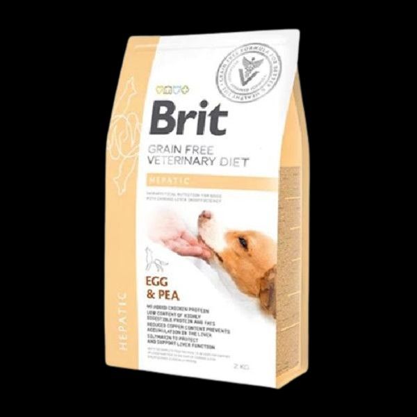 Brit Veterinary Diet Hepatic Karaciğer Yetmezliği Olan Köpekler için Tahılsız Köpek Maması 2 Kg