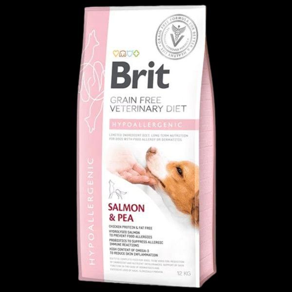 Brit Veterinary Diet Hypo-Allergenic Cilt Sağlığı Destekleyici Tahılsız Köpek Maması 12 Kg