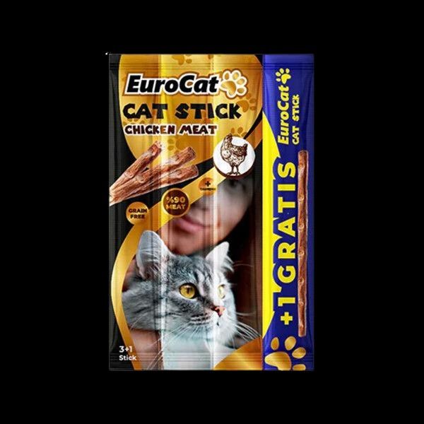 Eurocat Tavuk Etli Kedi Ödül Maması 4 Adet (4x5gr) 20 Gr