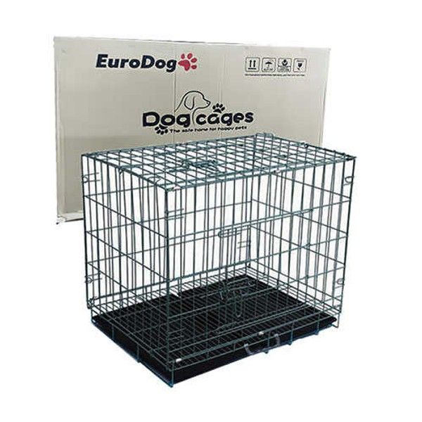 Eurodog Siyah Dövme Köpek Kafesi 92x61 5x68 5 Cm