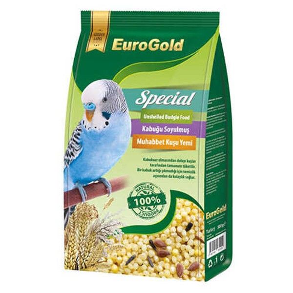 EuroGold Specıal Kabuksuz Muhabbet Kuşu Yemi 500 Gr