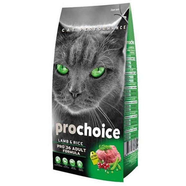 Pro Choice Pro 36 Lamb&Rice Kuzu Etli Yetişkin Kedi Maması 15 Kg