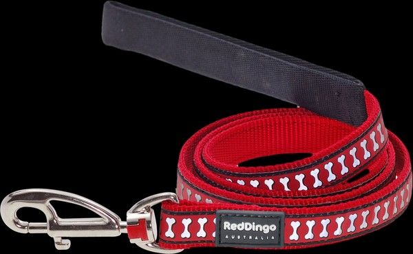 Red Dingo Reflektörlü Kemik Desenli Kırmızı Uzatma 12mm