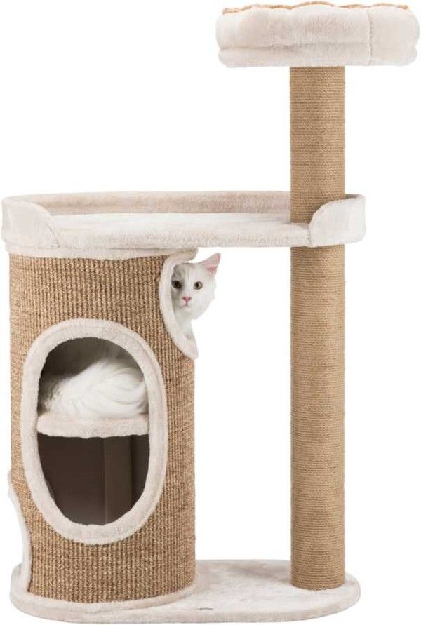 Trixie Kedi Tırmalama ve Oyun Evi  117cm  Açık GriKahve